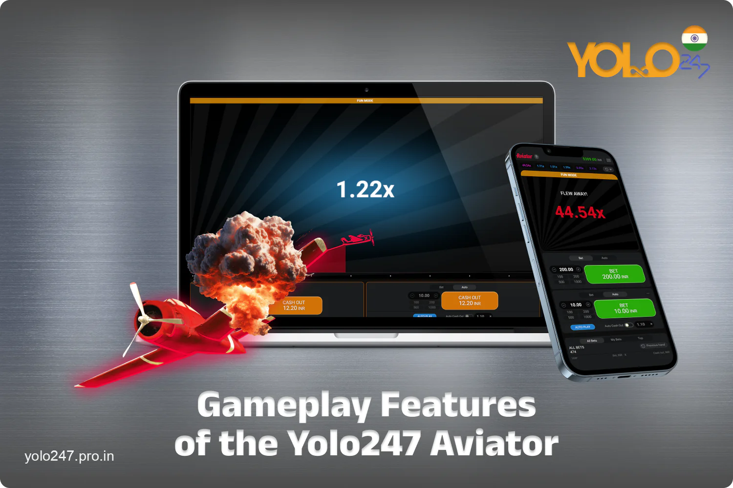 Yolo247 Aviator in India - Play Crash Plane Game Online for Real Money